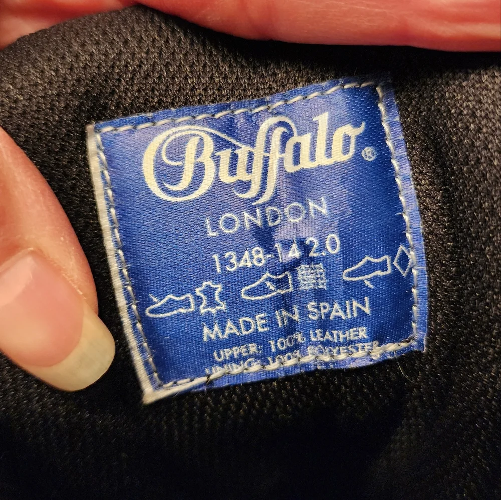 Buffalo Black Patent Ankle Boots - Picture 16 of 16